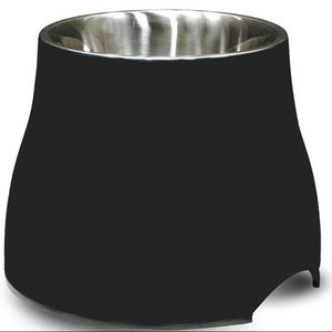 Dogit Elevated Black Dog Bowl for Food and Water  - NEW in Box